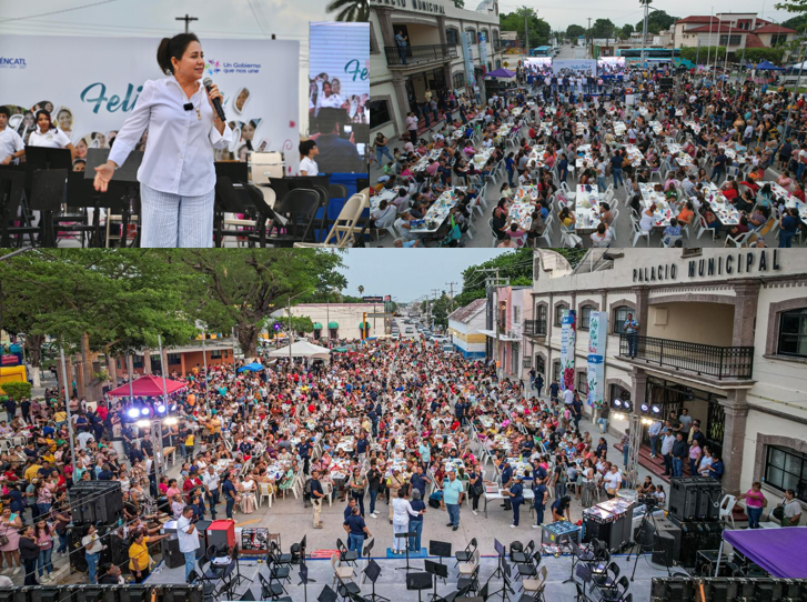 MAGNO EVENTO PARA FESTEJAR A LAS MAMAS, REALIZA LA ALCALDESA MARIELA LOPEZ, CON MAS DE 2000 ASISTENTES.