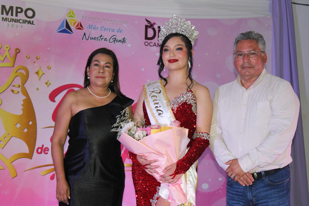 YAZMIN 1a. REYNA DE LOS FESTEJOS DEL 277 ANIVERSARIO DE LA FUNDACION DE OCAMPO.