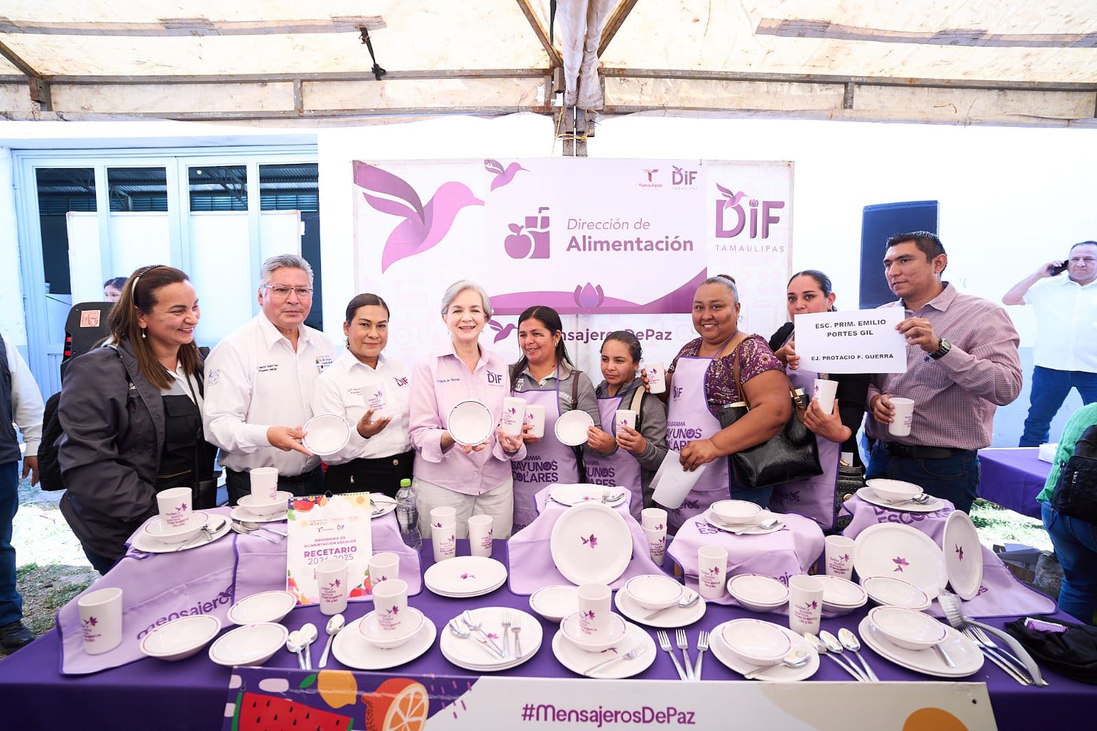 Rendirá María de Villarreal su segundo informe de actividades al frente del DIF Tamaulipas