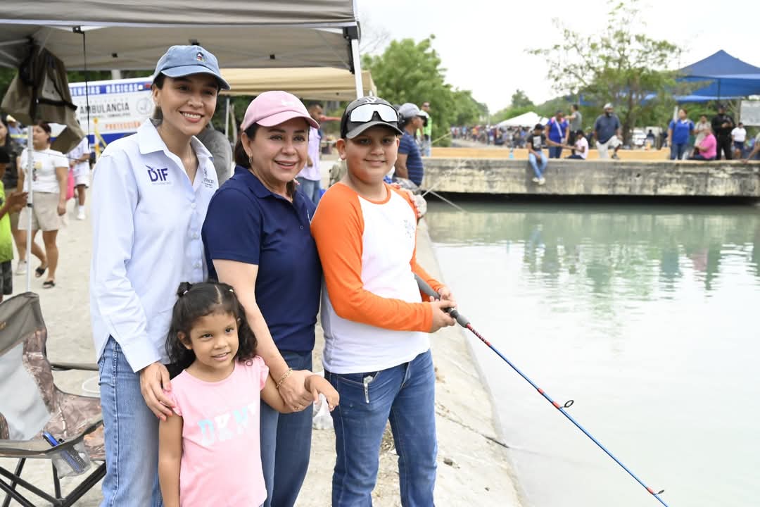 EXITOSO EL TORNEO DE PESCA INFANTIL, MARIELA LOPEZ ENTREGO PREMIOS. A LOS GANADORES.