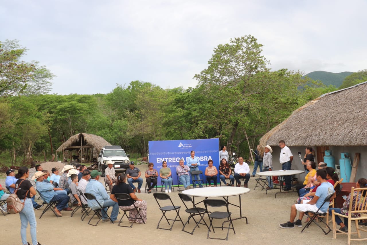 Compromiso cumplido en La Nueva Unión y Rancho Tan lajas, así trabaja el Gobierno de Melchor Budarth Báez, con Hechos y realidades.