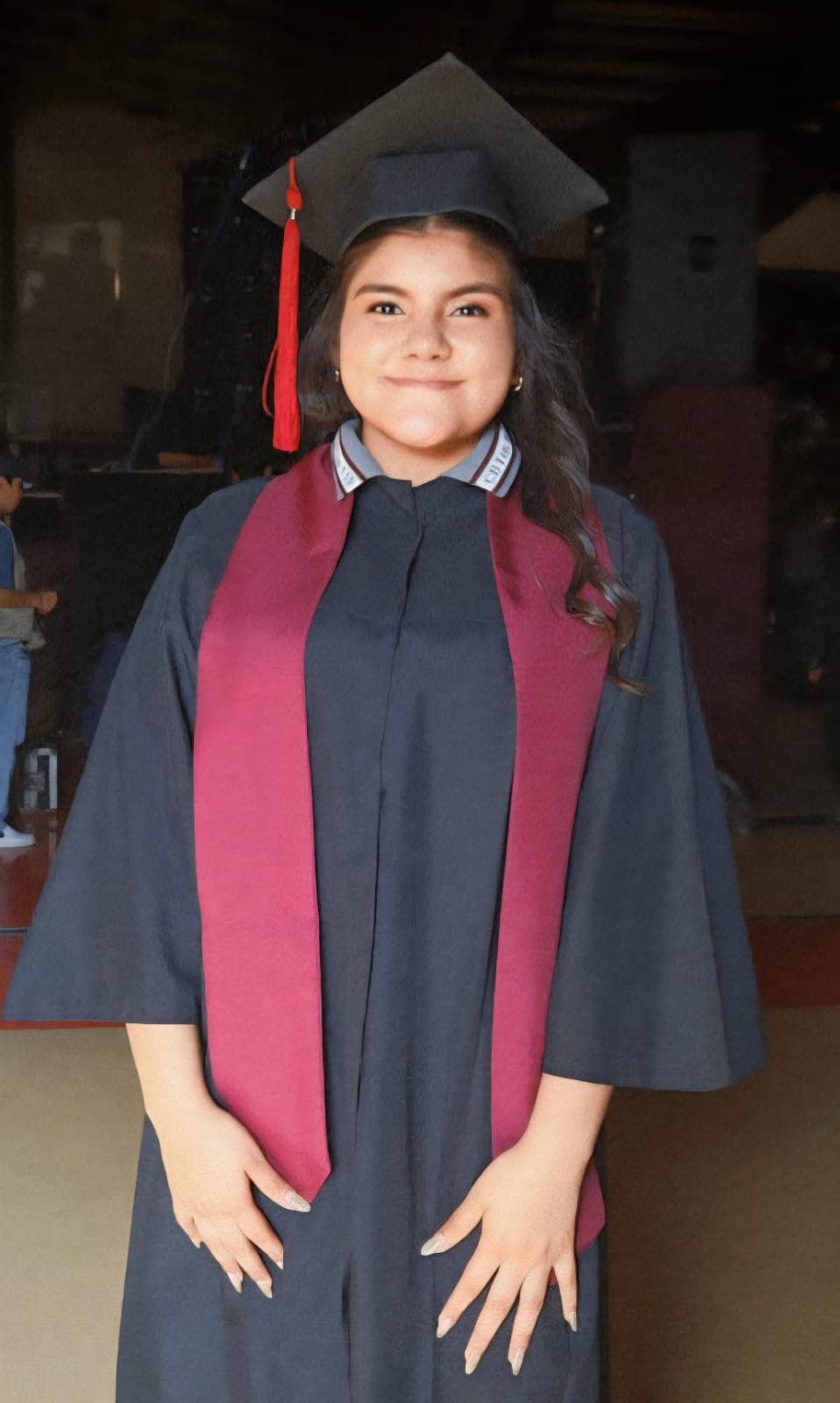 Esta mañana fue Galardonada, la Joven Yazmin Alexandra Galván López.