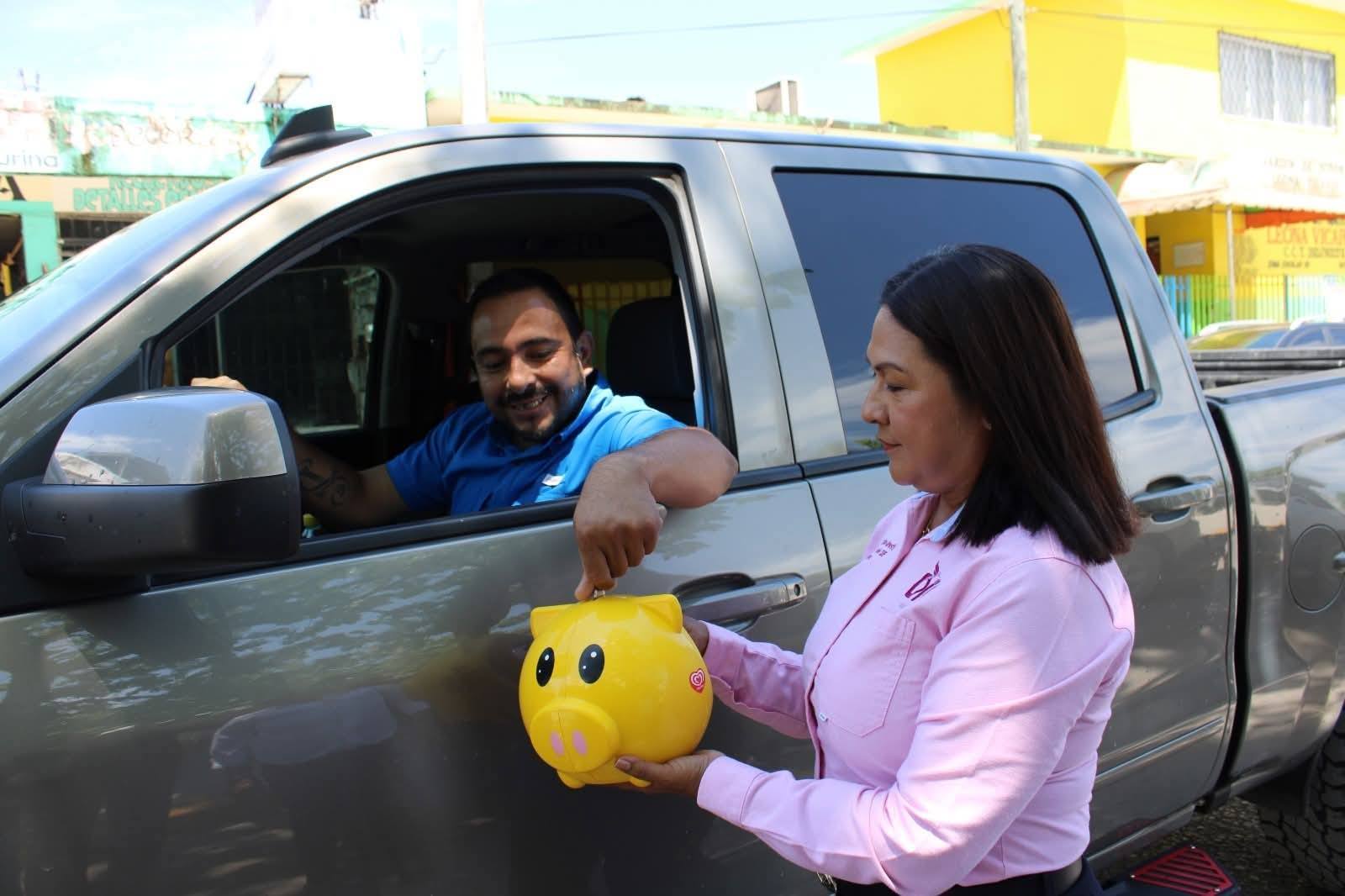 ENCABEZA MARTHA URESTI DE BUDARTH, LA NOBLE CAUSA DEL TELETON, EN OCAMPO, CONTINUA EL BOTEO.