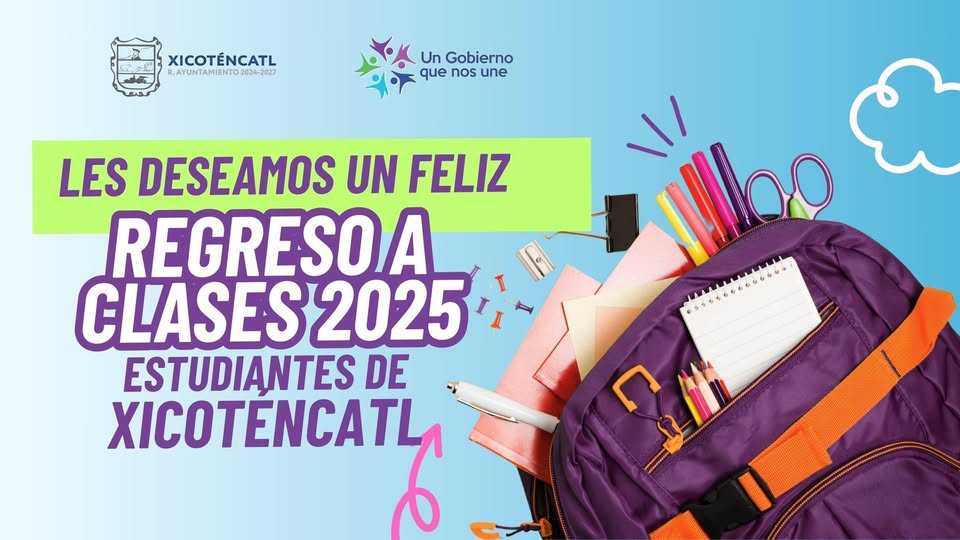 EMOTIVO MENSAJE DE MARIELA LOPEZ SOSA, A TODOS LOS ESTUDIANTES DE XICOTENCATL, QUE HO INICIAN SU PERIODO ESCOLAR.