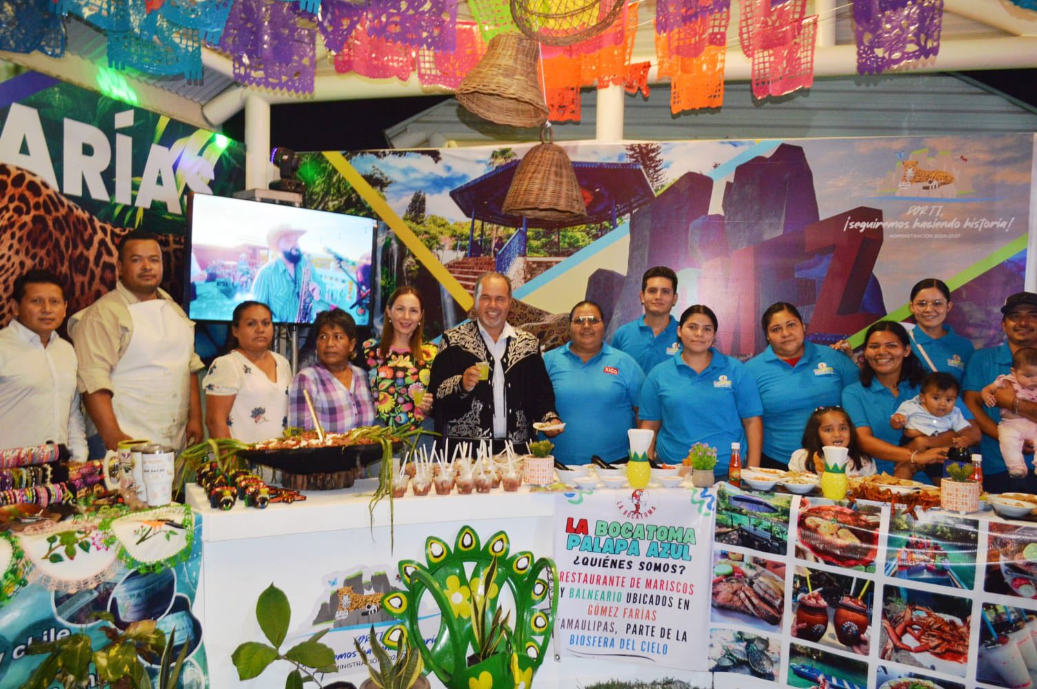EXCELENTE DEMOSTRACION GASTRONOMICA REALIZA GOMEZ FARIAS, EN LA FERIA TAMAULIPAS.