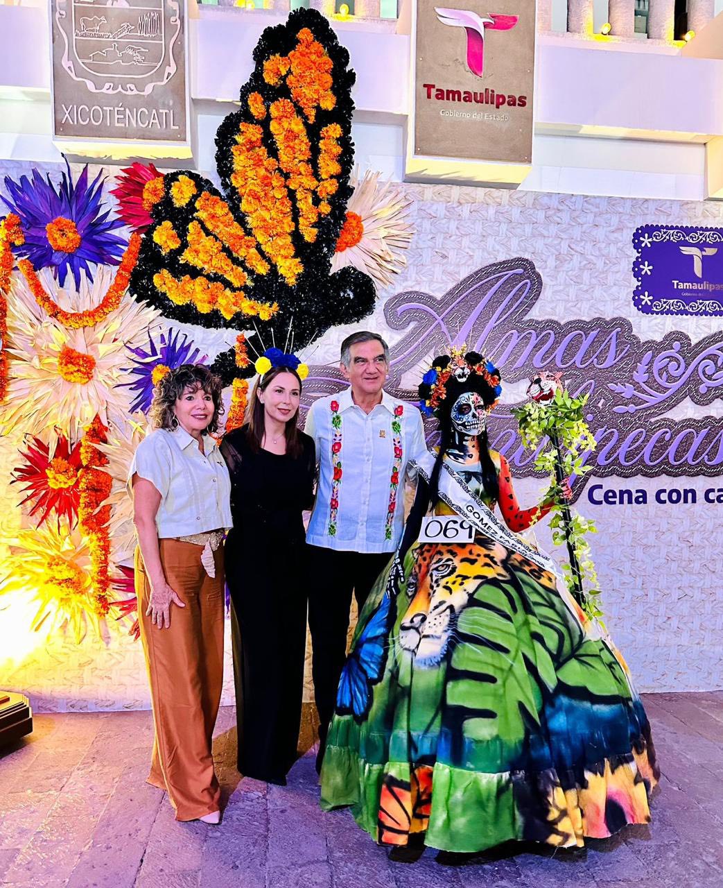 GOMEZ FARIAS, BRILLA CON INTENSIDAD EN EL CONCURSO DE CATRINAS DENOMINADO «ALMAS TAMAULIPECAS», QUE ORGANIZO EL DIF TAMAULIPAS.