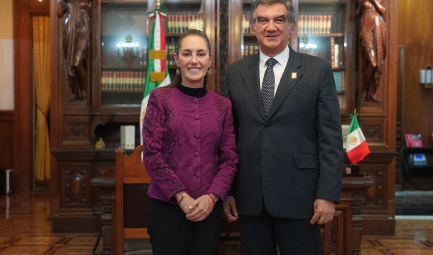 Ante la presidenta Sheinbaum, Américo refrenda compromiso con la Transformación