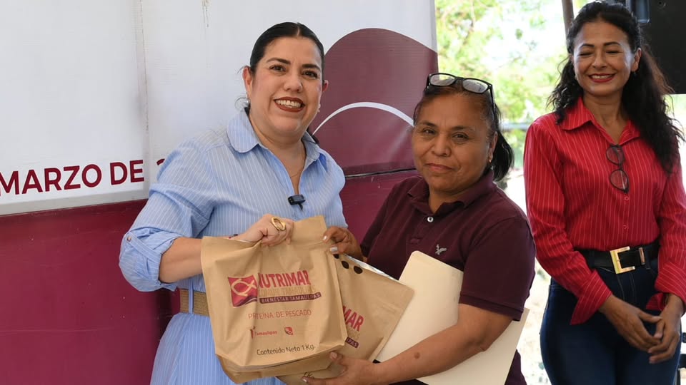 Gestiona Patty Chío apoyo alimentario para 800 familias de El Mante