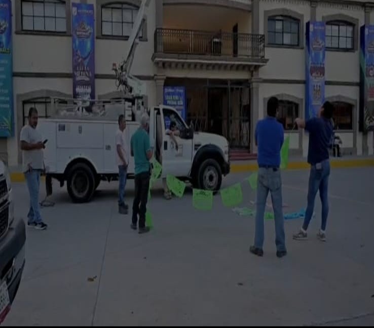 Supervisa los Preparativos de la Feria del Aniversario de Xicoténcatl, la alcaldesa Mariela López Sosa.