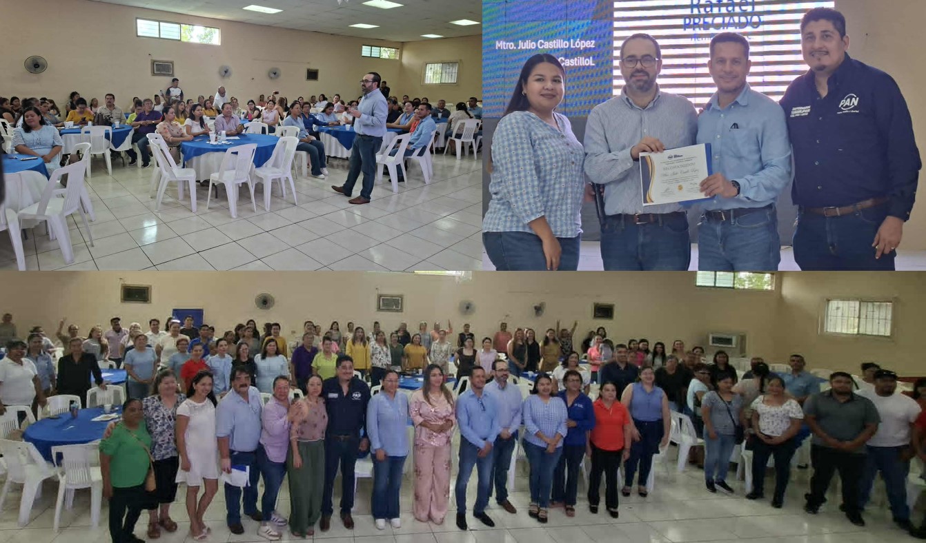 EXITOSA CONFERENCIA OFRECE JULIO CASTILLO LOPEZ, A SIMPATIZANTES Y MILITANTES DE ACCION NACIONAL EN XICO.