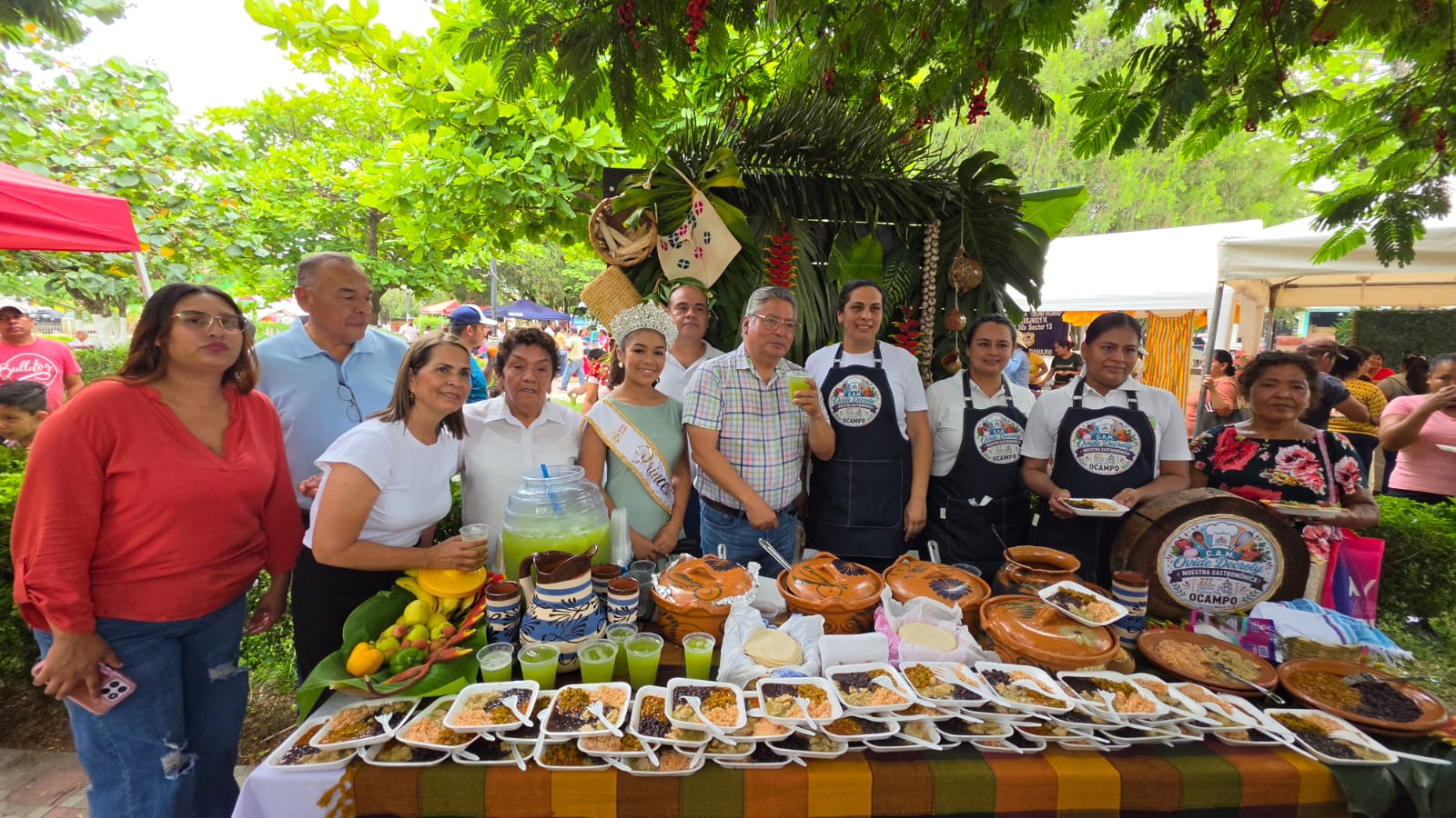 CON MARCADO EXITO SE REALIZO LA GRA MUESTRA GASTRONOMICA EN OCAMPO.